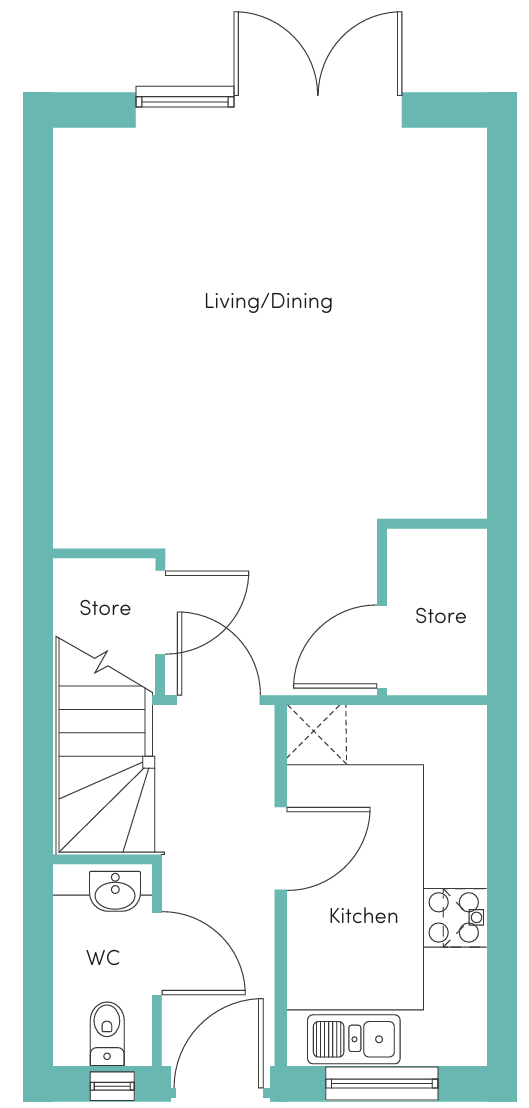 Russet Ground Floor