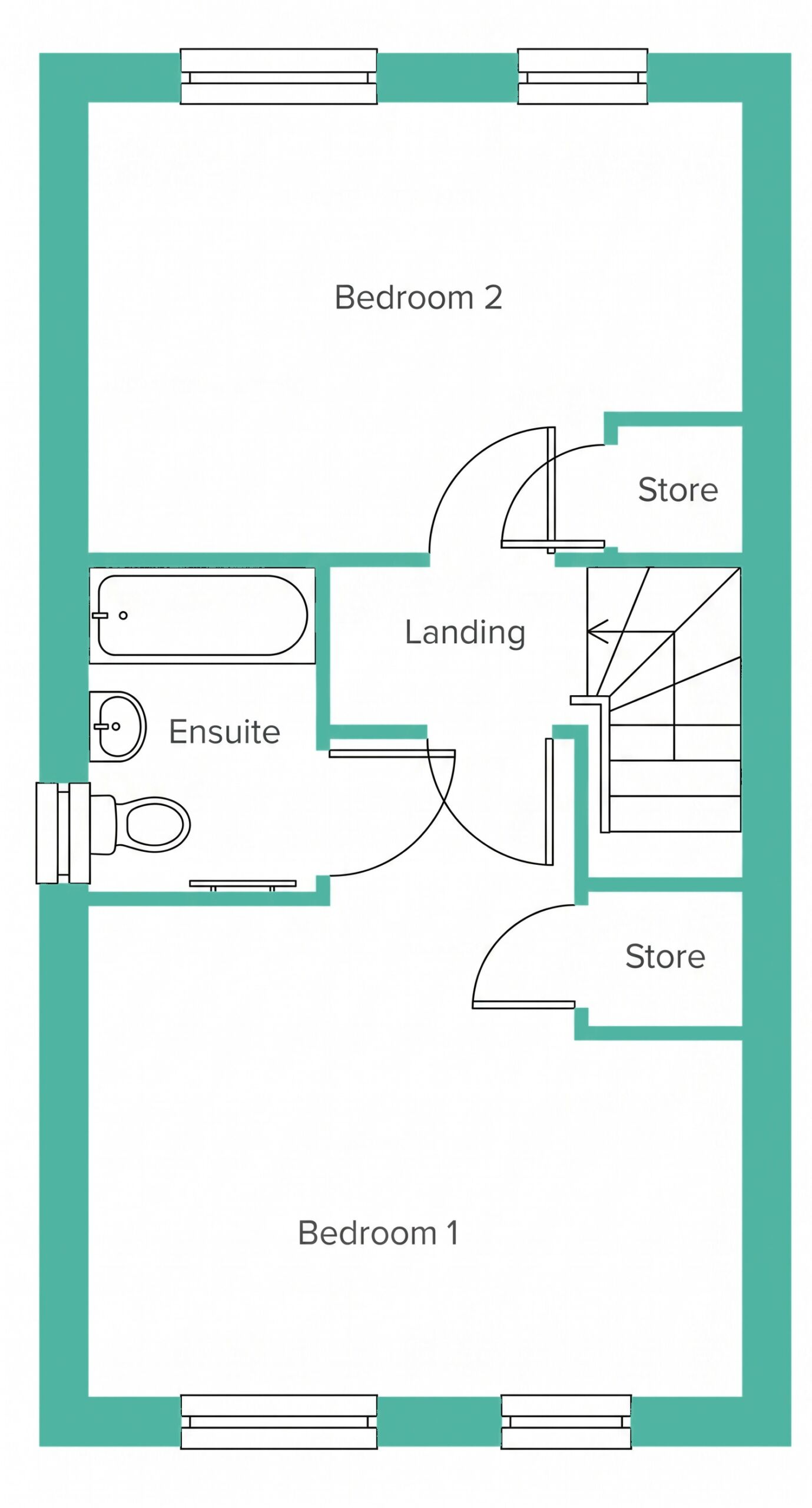 second floor