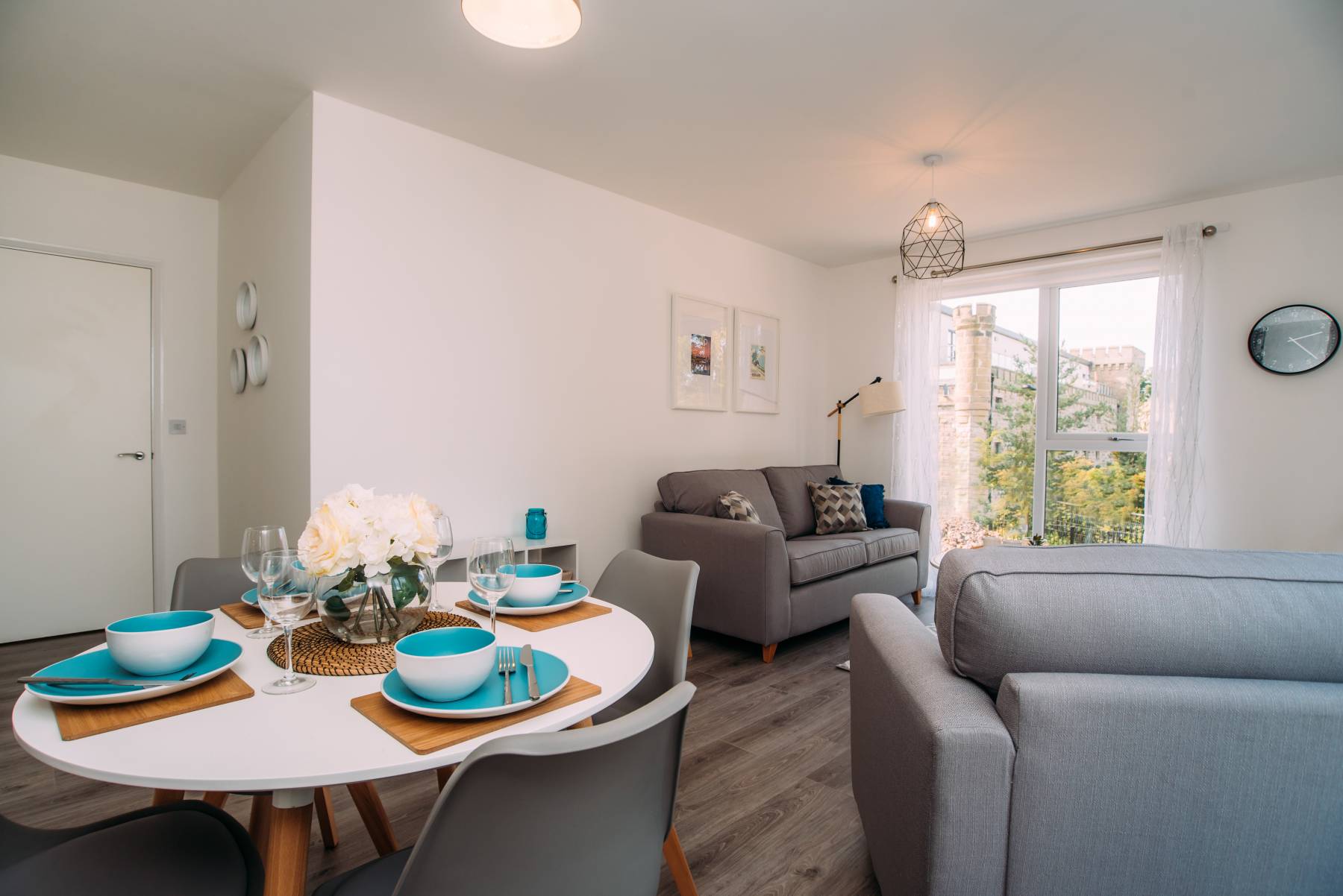 Ash dining living area