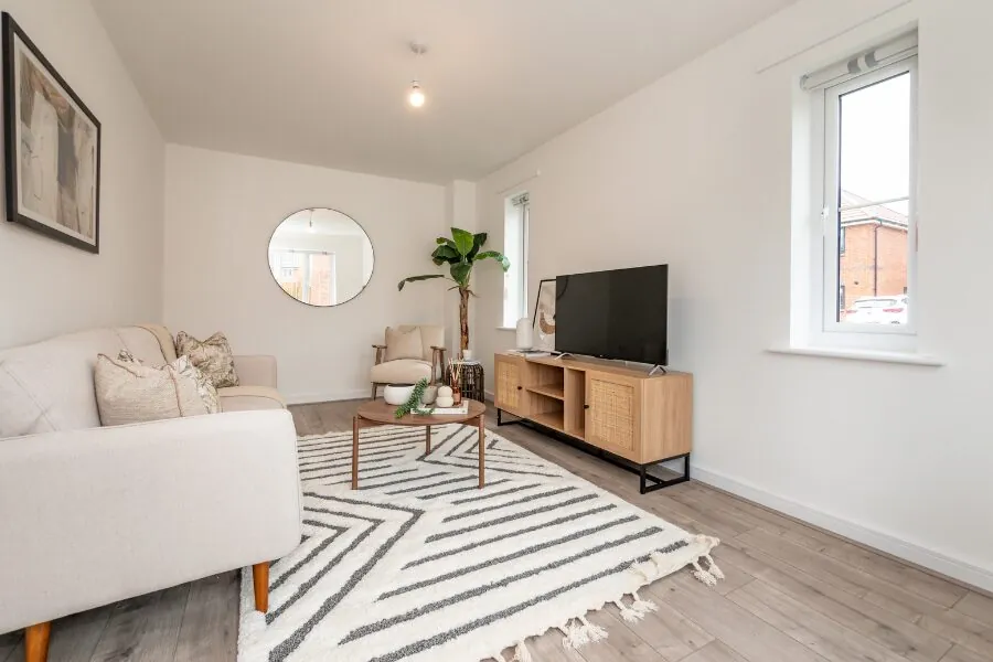 decorated grantham living area