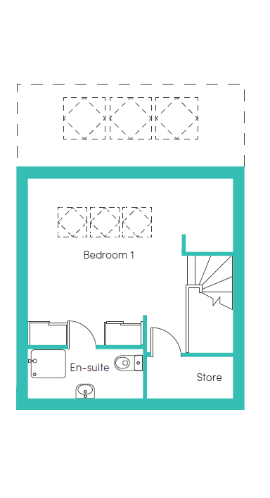 Dunham Mod second floor
