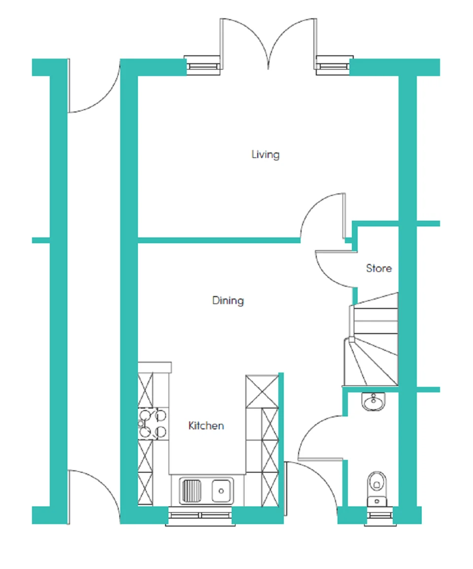 weaver up ground floor