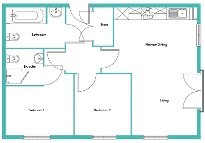 Hubble floorplan