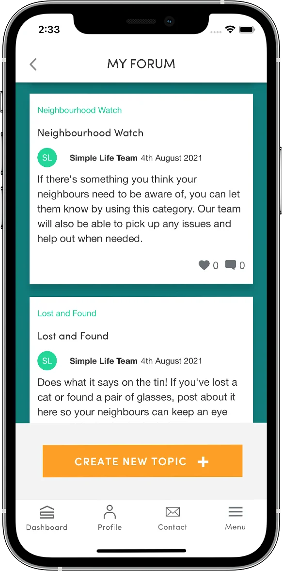 my Simple Life App screenshot