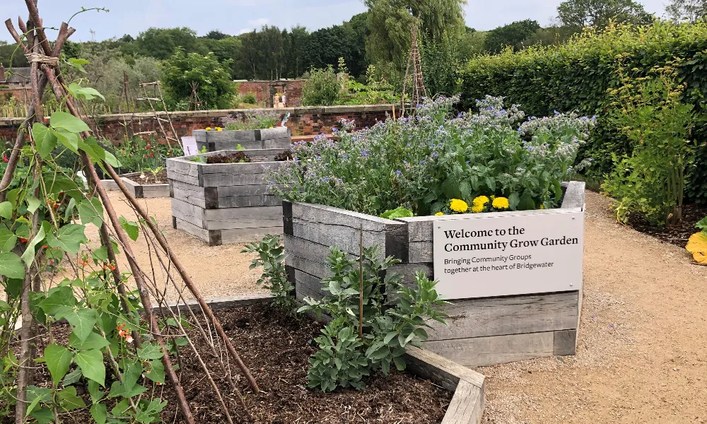 Octagonal planting boxes