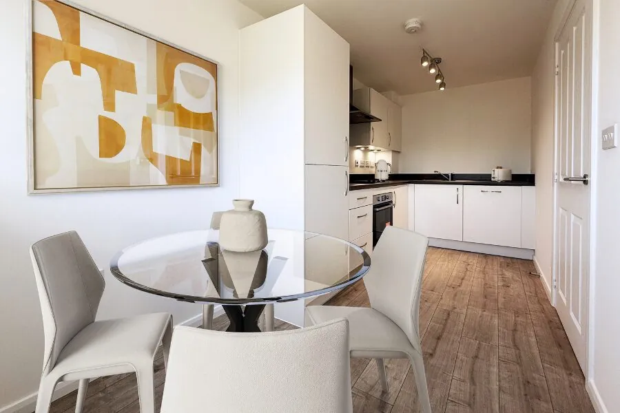 wyatt kitchen and dining area