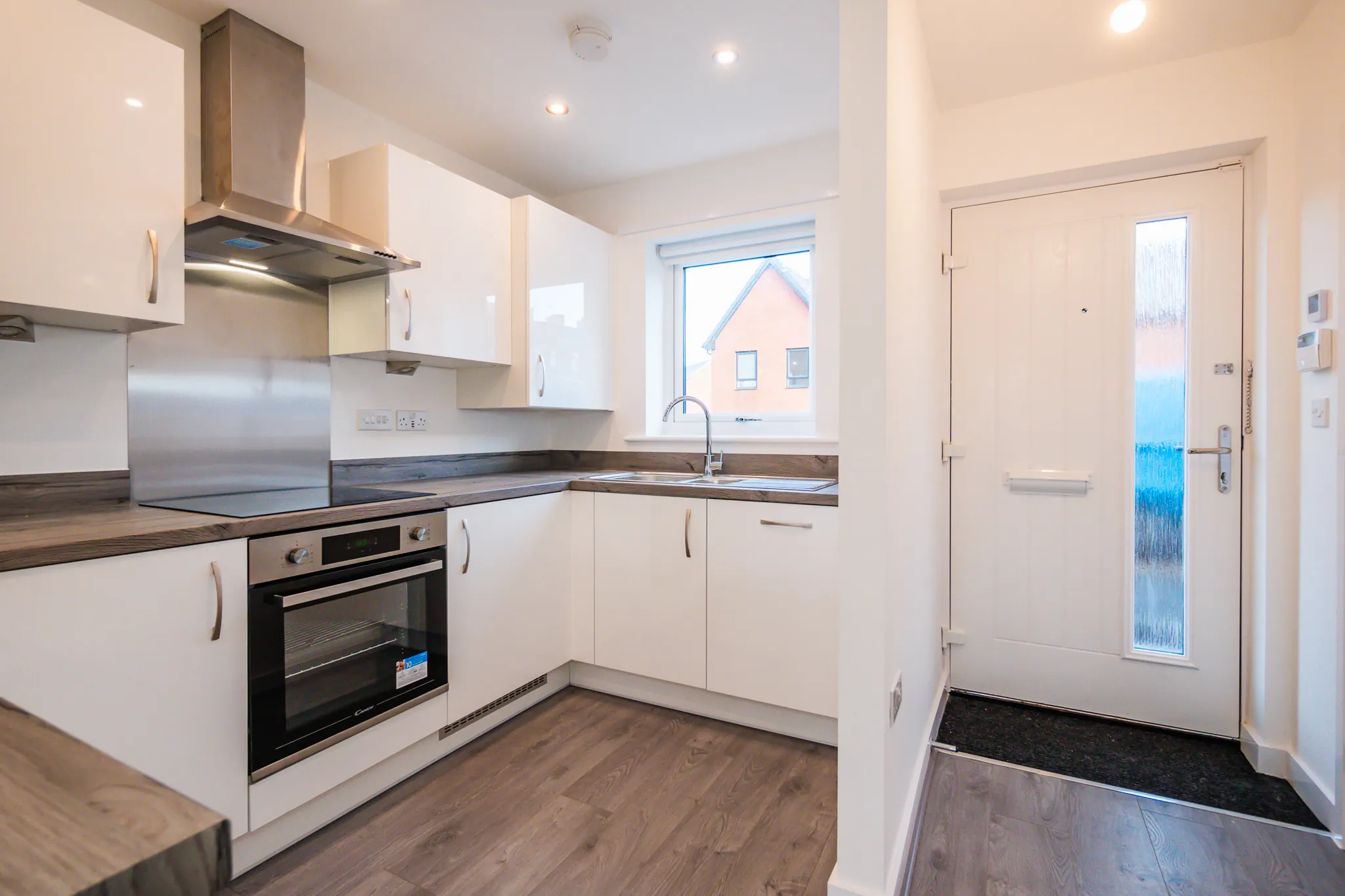 Fitted White Kitchen