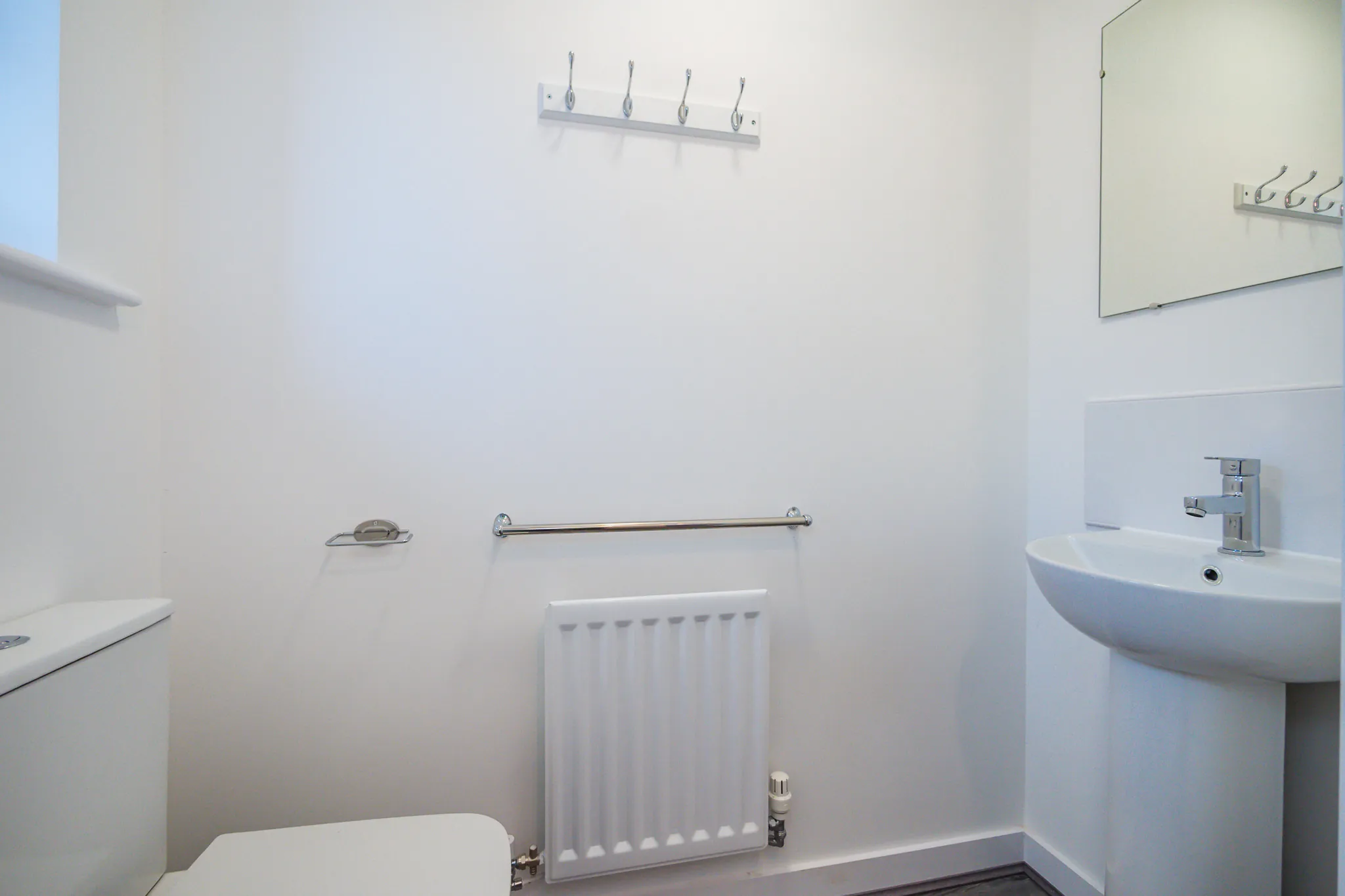 White Fitted WC