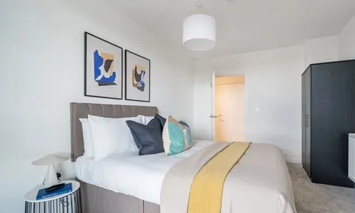 decorated bedroom