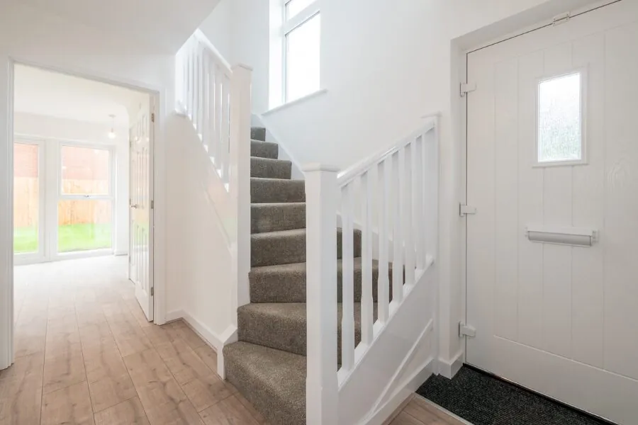 maree carpeted stairway