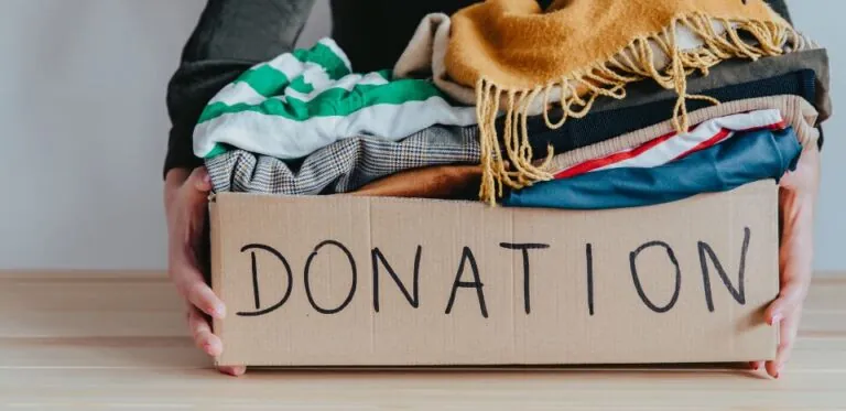 Donations - Clothes Bank On Smple Life devleopments - Sustainability