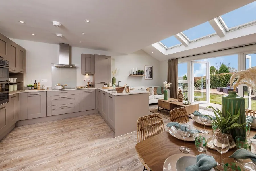 rydal open plan kitchen