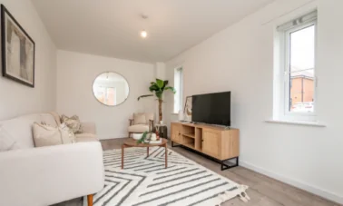 staged living area
