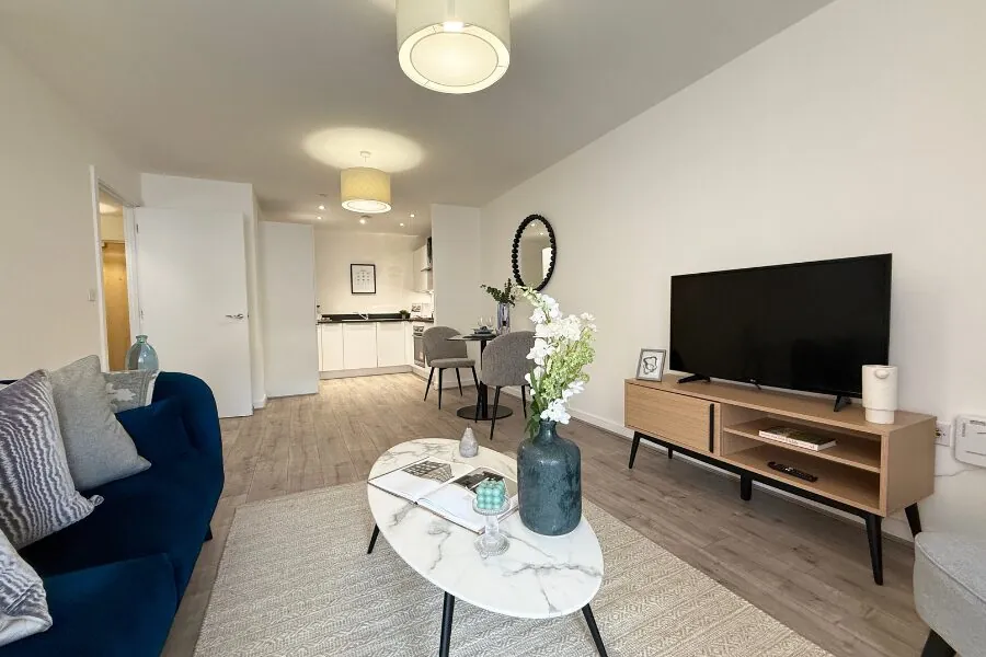 Archer kitchen living dining
