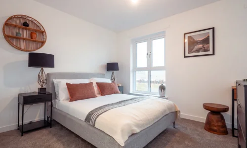 decorated bedroom