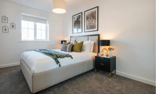 decorated bedroom