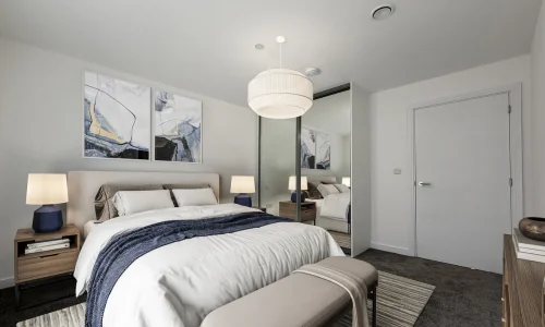 staged bedroom