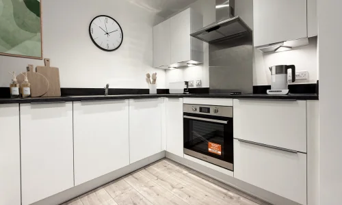furnished kitchen