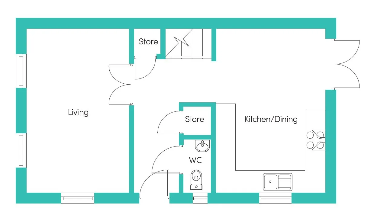 calder end ground floor