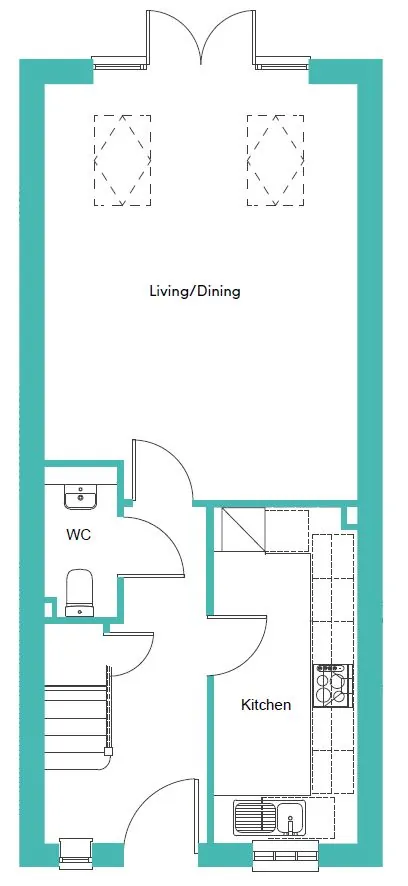 springham property ground floorplan