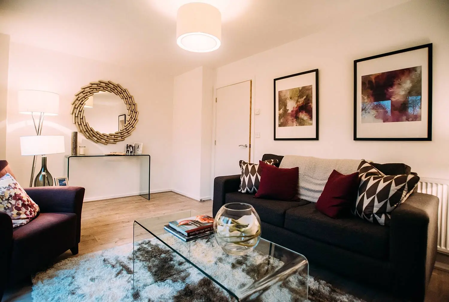 Picture of a decorated living room